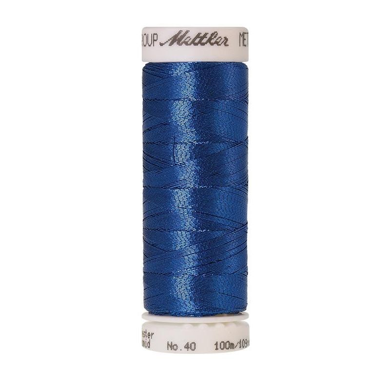 Mettler Metallic 40, #3543 SEA TOPAS Embroidery Thread 100m