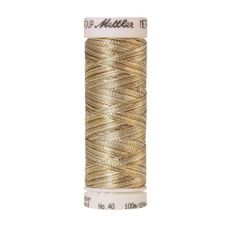 Mettler Metallic 40, #9924 GOLD Embroidery Thread 100m