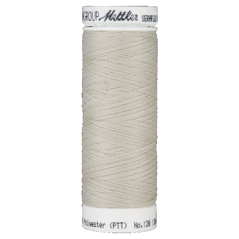 Mettler Seraflex 120, #0327 SEA SHELL 130m Elastic Sewing Thread