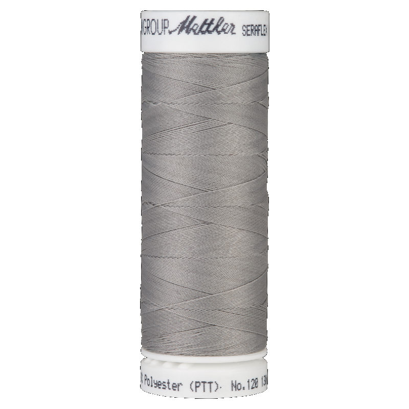 Mettler Seraflex 120, #0340 SILVER COIN 130m Elastic Sewing Thread
