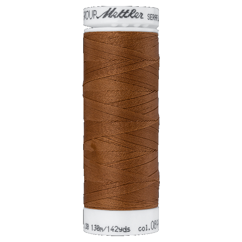 Mettler Seraflex 120, #0899 BRONZE 130m Elastic Sewing Thread