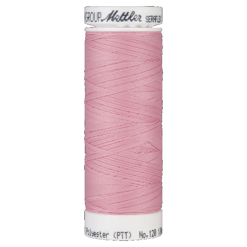 Mettler Seraflex 120, #1056 PETAL PINK 130m Elastic Sewing Thread