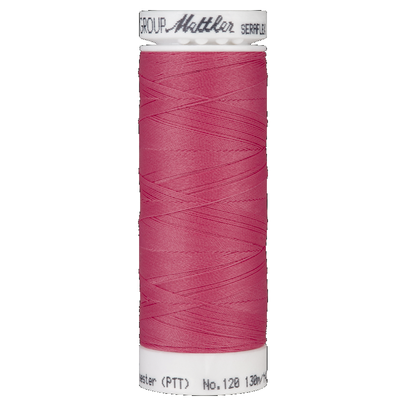 Mettler Seraflex 120, #1429 GARDEN ROSE 130m Elastic Sewing Thread