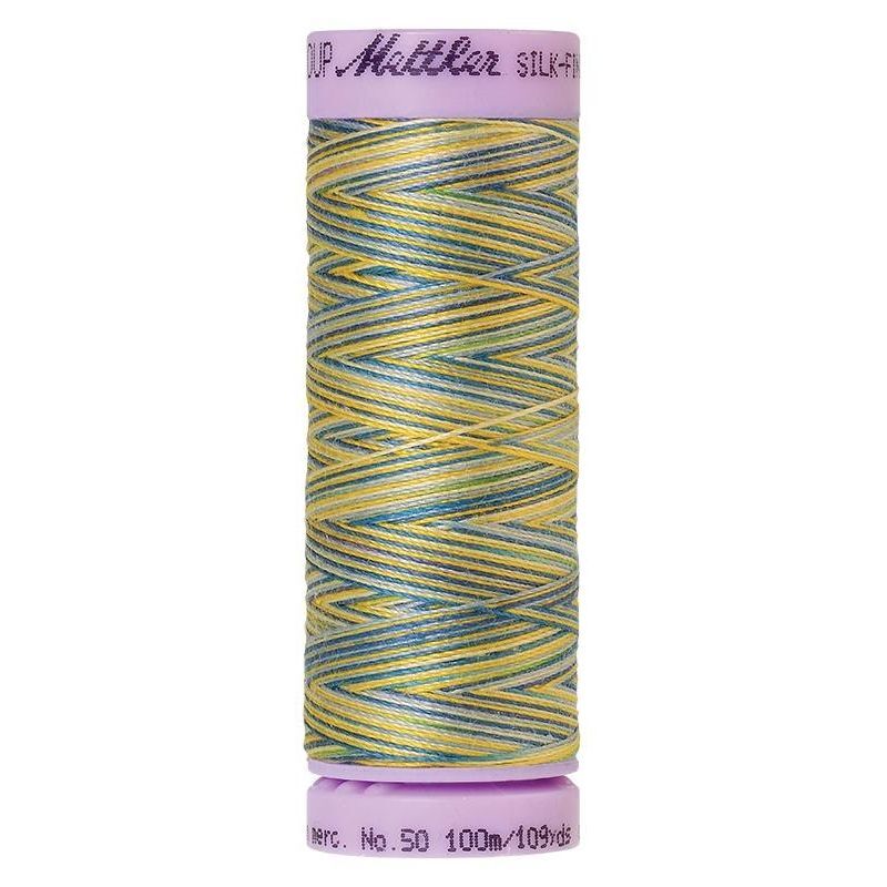 Mettler Silk-Finish Cotton Multi 50, #9829 CHINA BLUE 100m Cotton Thread