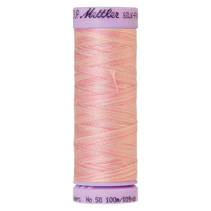 Mettler Silk-Finish Cotton Multi 50, #9837 SO SOFT PINK 100m Cotton Thread