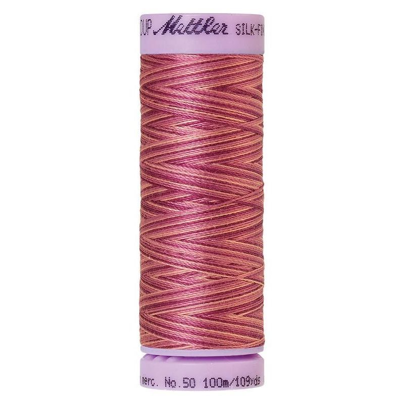 Mettler Silk-Finish Cotton Multi 50, #9839 PINK FLOX 100m Cotton Thread