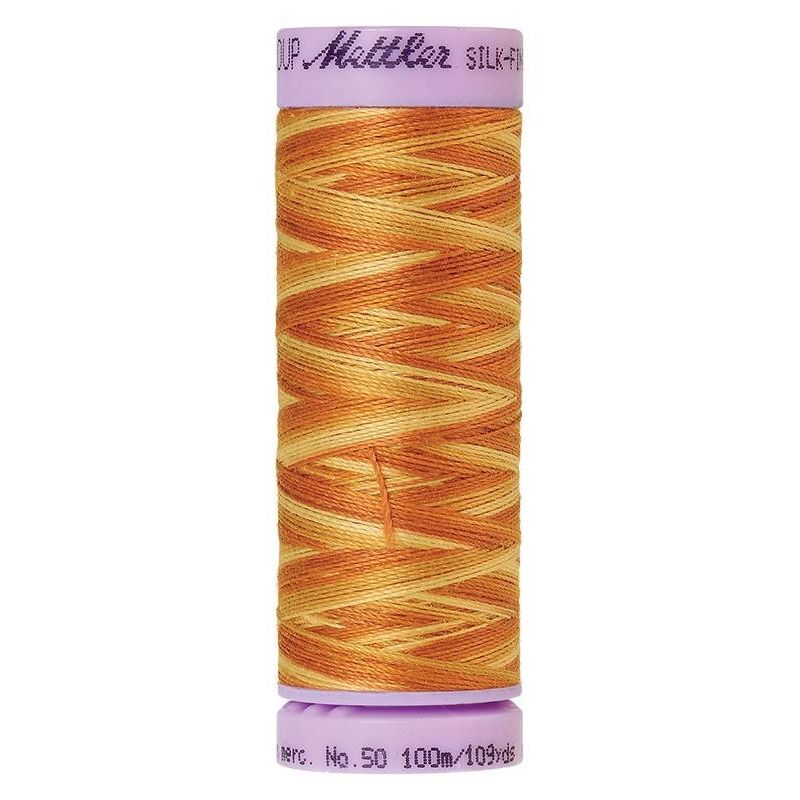 Mettler Silk-Finish Cotton Multi 50, #9856 LIONS MANE 100m Cotton Thread