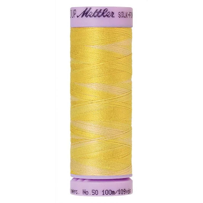 Mettler Silk-Finish Cotton Multi 50, #9859 CANARY YELLOW 100m Cotton Thread