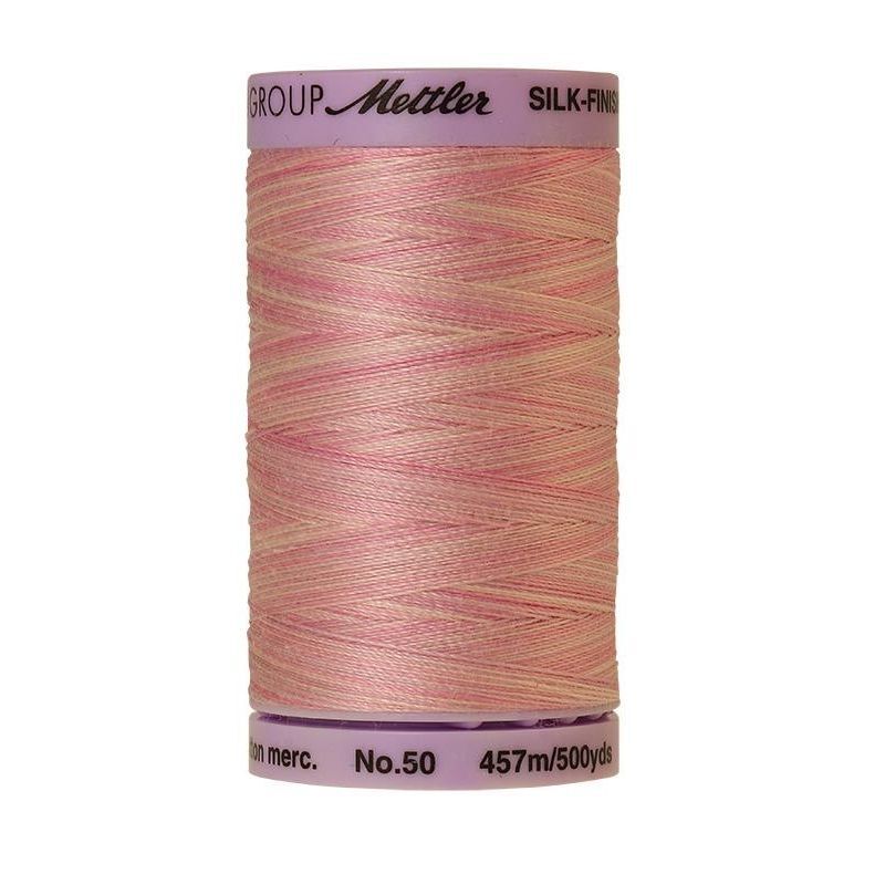Mettler Silk-Finish Cotton Multi 50, #9837 SO SOFT PINK 457m Cotton Thread