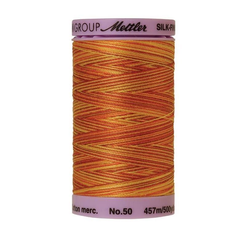 Mettler Silk-Finish Cotton Multi 50, #9858 FALLING LEAVES 457m Cotton Thread