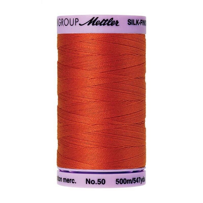Mettler Silk-finish Cotton 50, #0450 PAPRIKA 500m Thread (Old #0594)