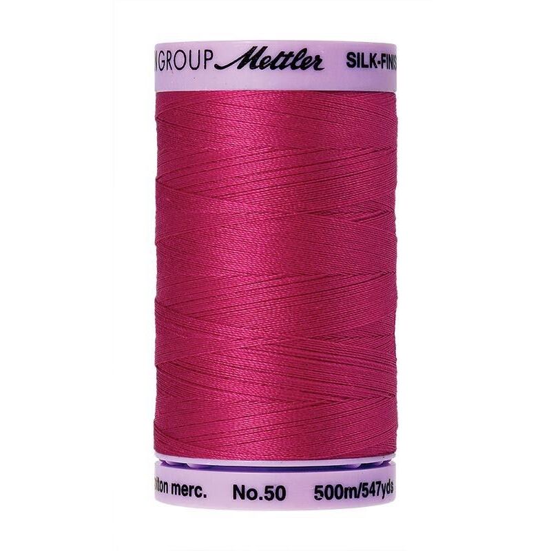 Mettler Silk-finish Cotton 50, #1421 FUCHSIA 500m Thread (Old #0960)