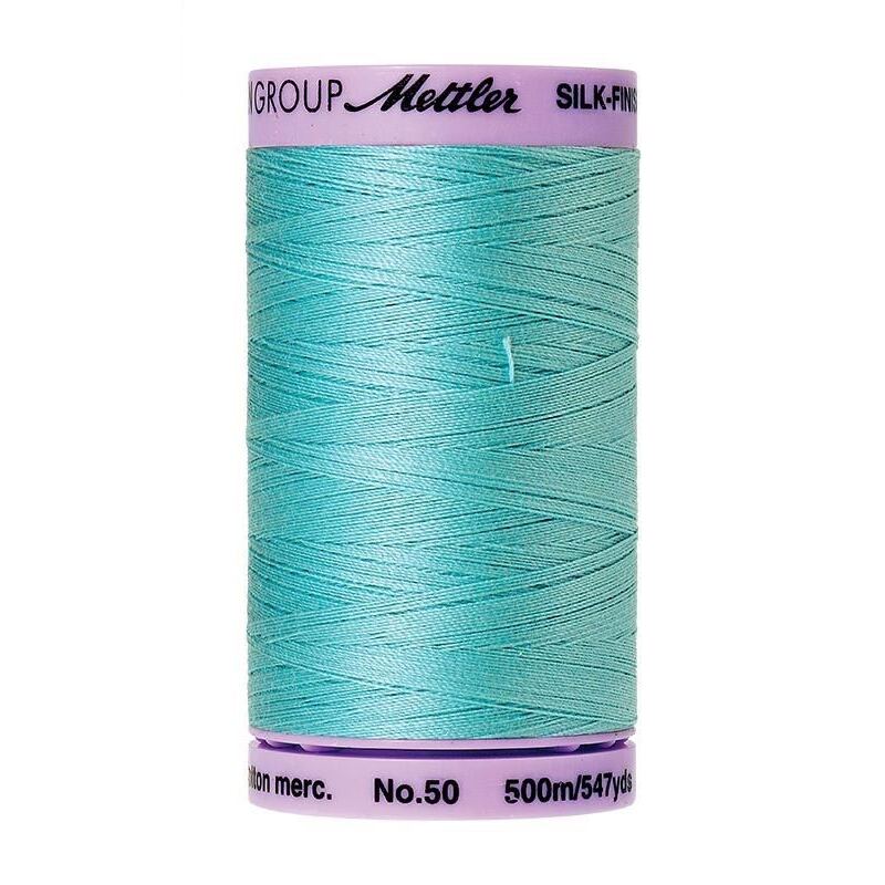 Mettler Silk-finish Cotton 50, #2792 BLUE CURACAO 500m Thread (Old #889)