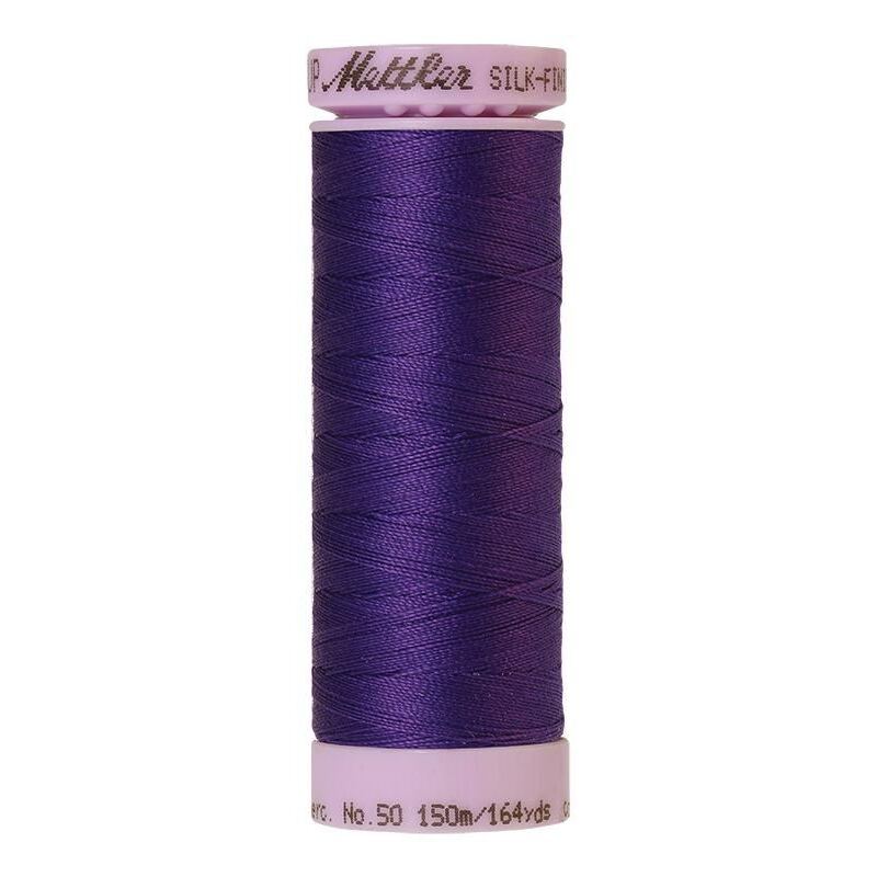 Mettler Silk-finish Cotton 50, #0030 IRIS BLUE 150m Thread (Old Colour #0673)