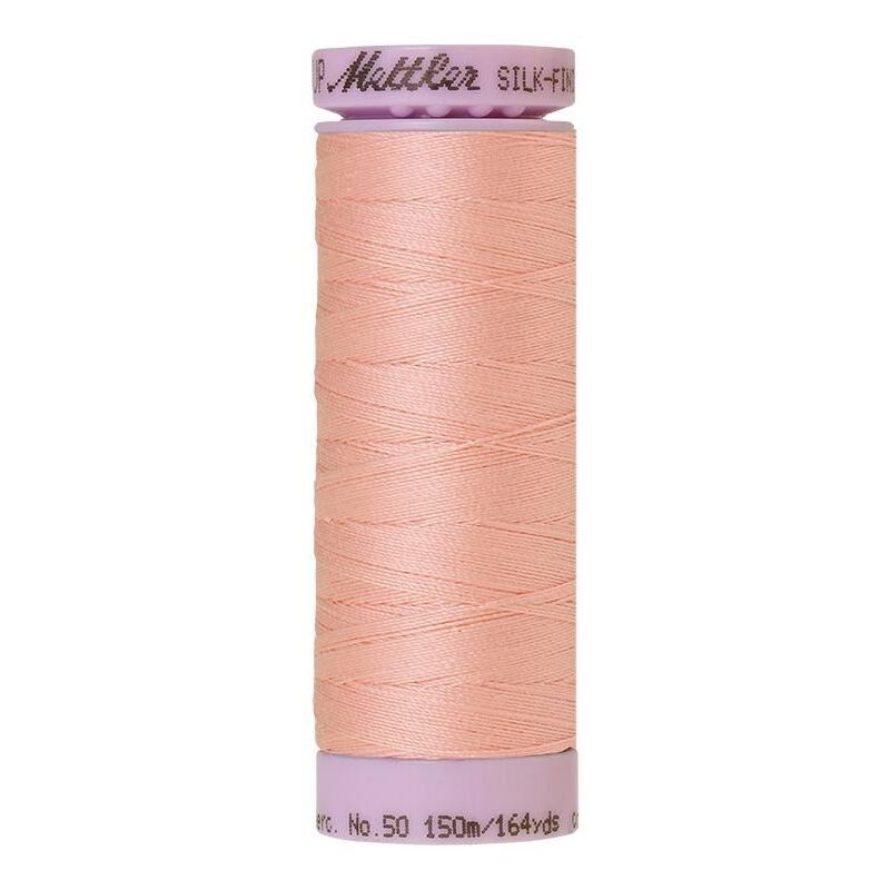 Mettler Silk-finish Cotton 50, #0075 ICED PINK 150m Thread (Old Colour #0646)