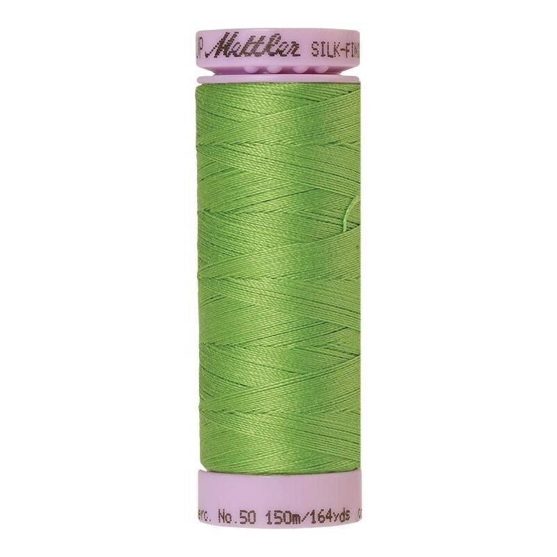 Mettler Silk-finish Cotton 50, #0092 BRIGHT MINT 150m Thread (Old Colour #0900)