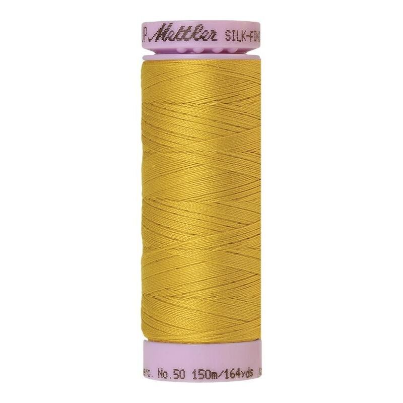 Mettler Silk-finish Cotton 50, #0117 NUGGET GOLD 150m Thread (Old Colour #0827)