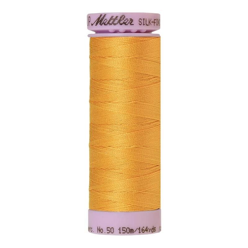 Mettler Silk-finish Cotton 50, #0161 MARIGOLD 150m Thread (Old Colour #0505)