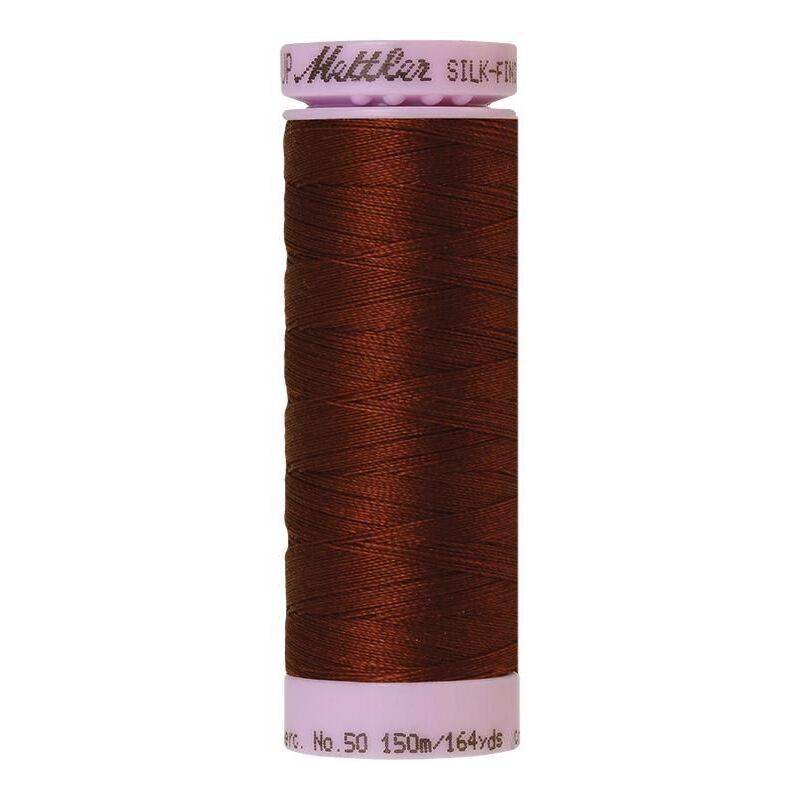 Mettler Silk-finish Cotton 50, #0173 FRIAR BROWN 150m Thread (Old Colour #0528)