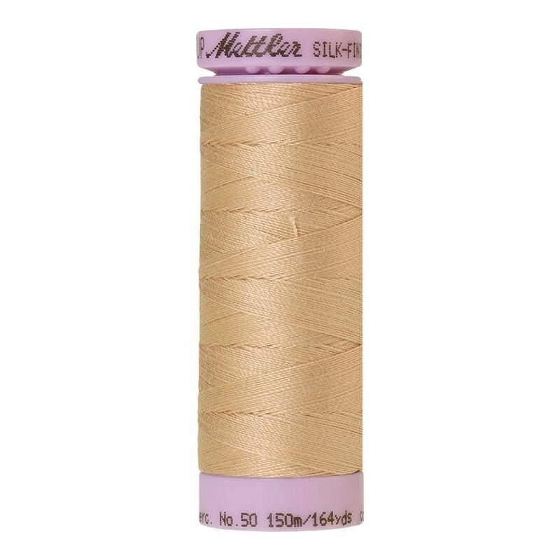 Mettler Silk-finish Cotton 50, #0260 OAT STRAW 150m Thread (Old Colour #0515)