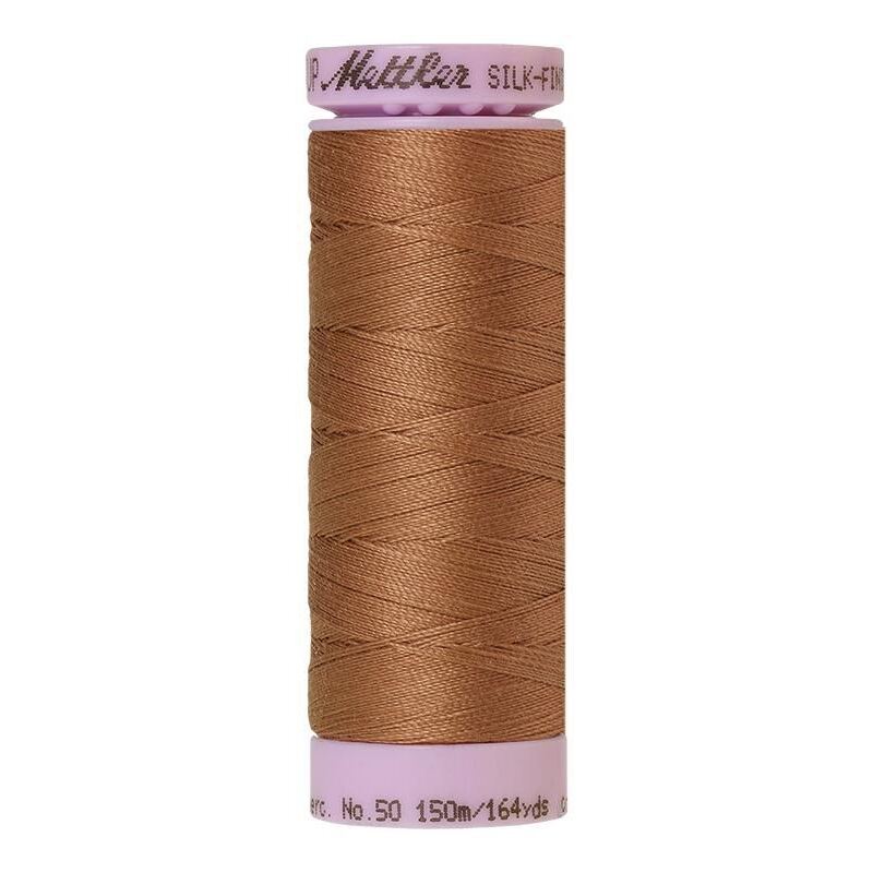 Mettler Silk-finish Cotton 50, #0280 WALNUT 150m Thread (Old Colour #0525)