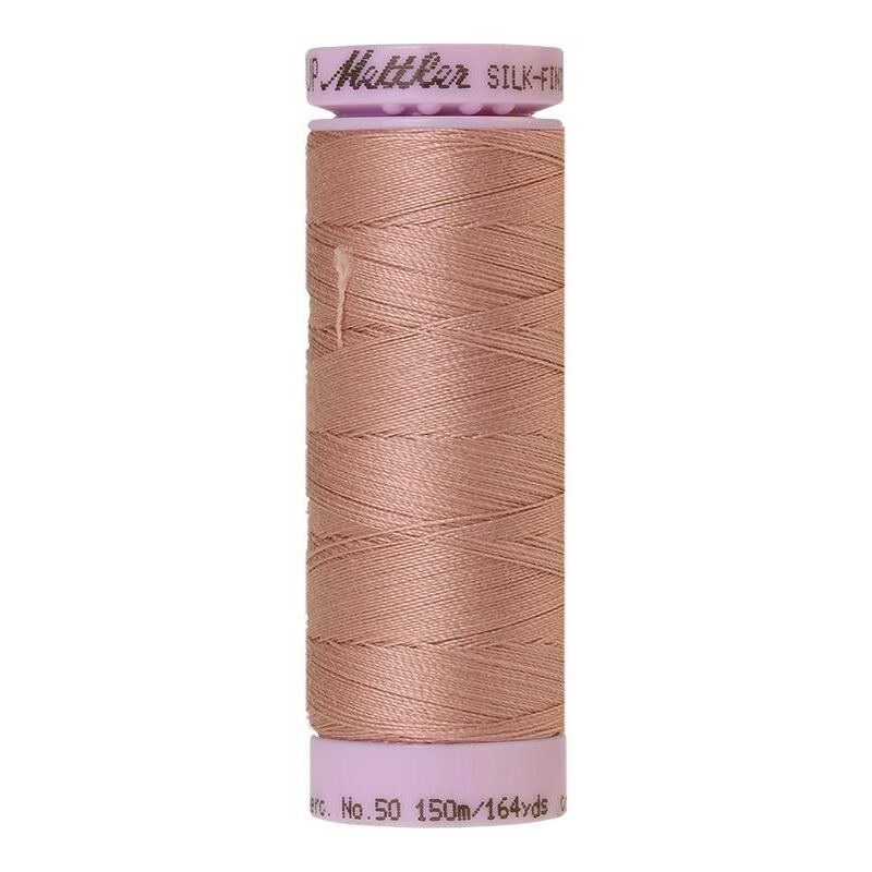 Mettler Silk-finish Cotton 50, #0284 TEABERRY 150m Thread