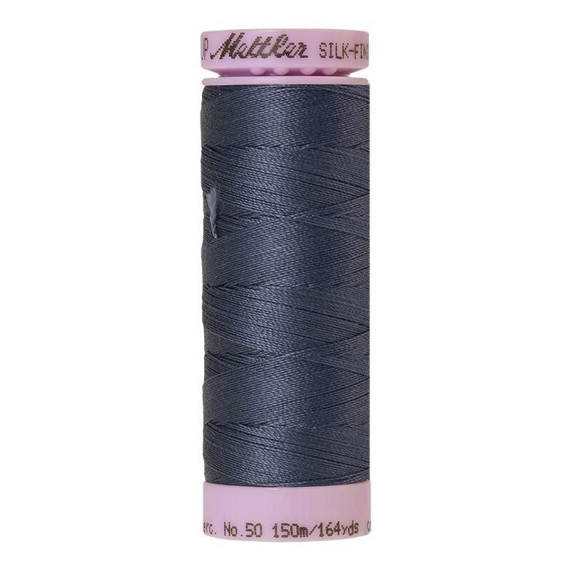 Mettler Silk-finish Cotton 50, #0311 BLUE SHADOW 150m Thread (Old Colour #0684)