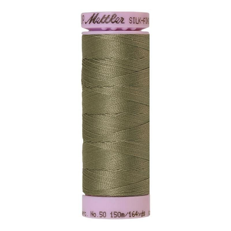 Mettler Silk-finish Cotton 50, #0381 SAGE 150m Thread (Old Colour #0824)