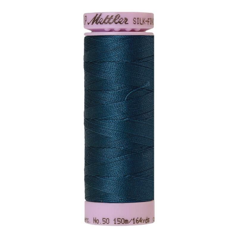 Mettler Silk-finish Cotton 50, #0485 TARTAN BLUE 150m Thread