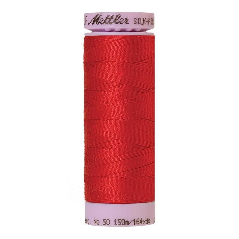 Mettler Silk-finish Cotton 50, #0501 WILDFIRE 150m Thread (Old Colour #0821)
