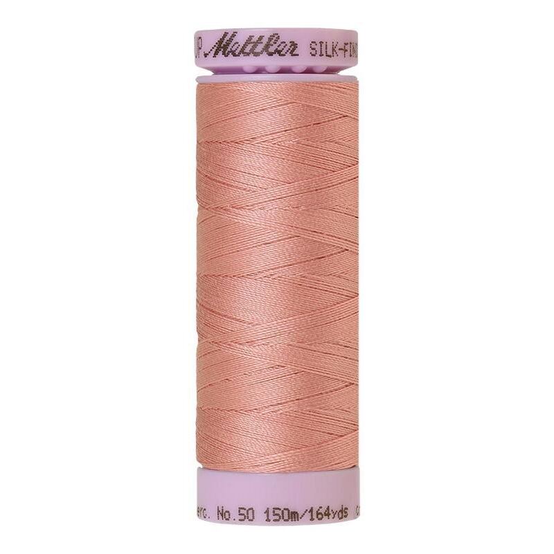 Mettler Silk-finish Cotton 50, #0637 ANTIQUE PINK 150m Thread (Old Colour #0648)