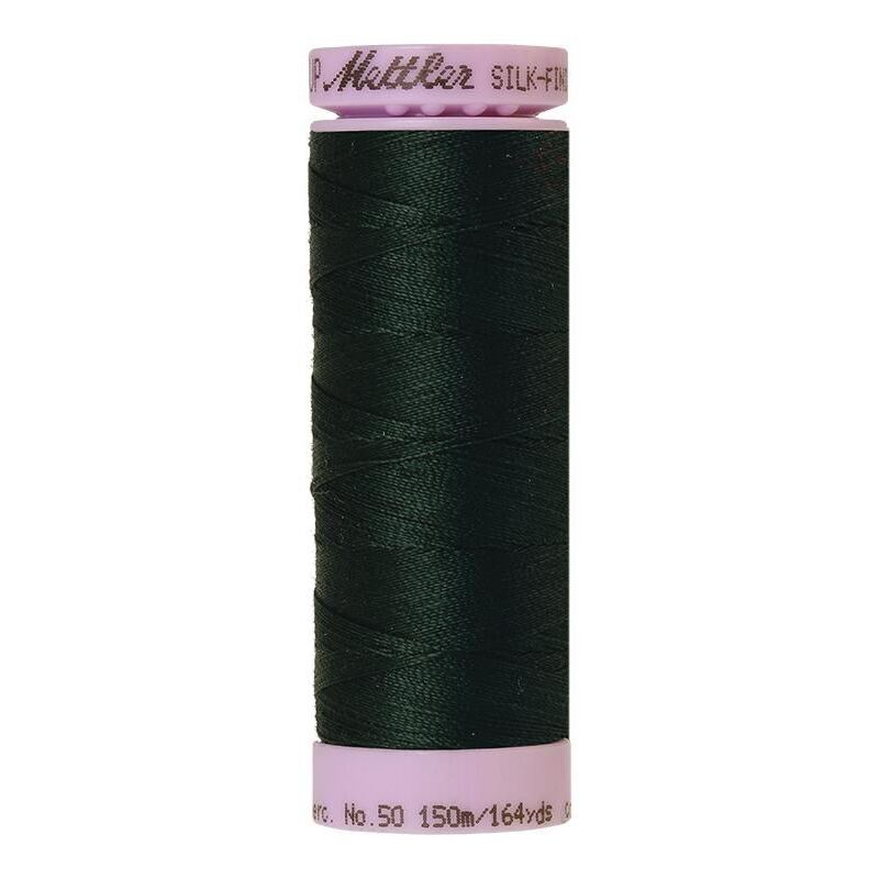 Mettler Silk-finish Cotton 50, #0759 SPRUCE FOREST 150m Thread (Old Colour #0543)