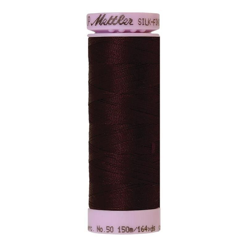 Mettler Silk-finish Cotton 50, #0793 MAHOGANY 150m Thread (Old Colour #0607)