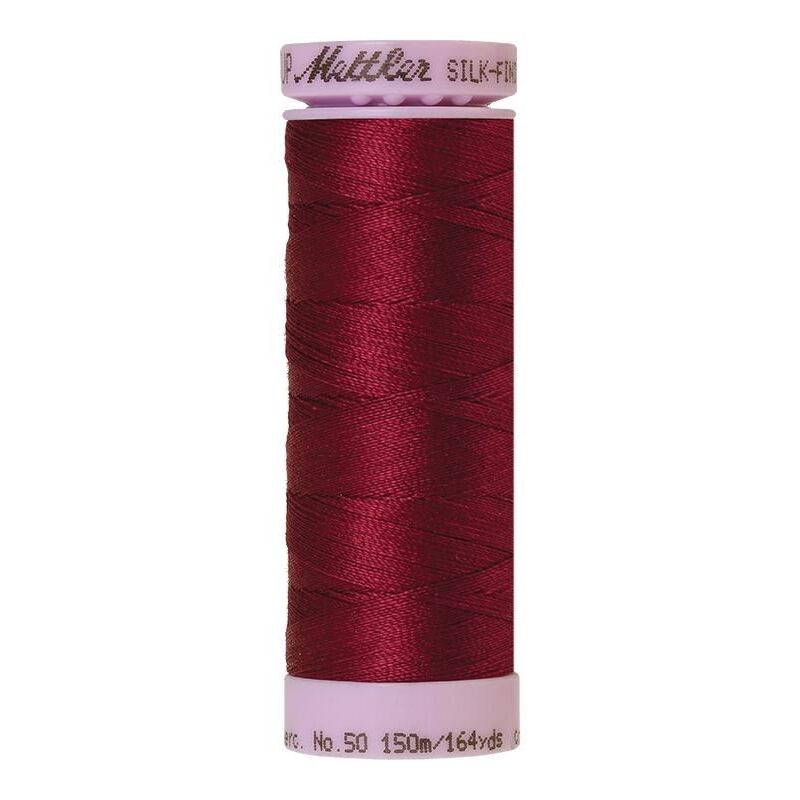 Mettler Silk-finish Cotton 50, #0869 POMEGRANATE 150m Thread (Old Colour #0603)