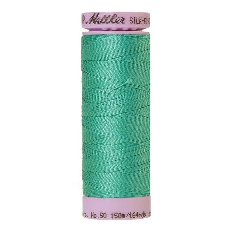 Mettler Silk-finish Cotton 50, #0907 BOTTLE GREEN 150m Thread (Old Colour #0548)