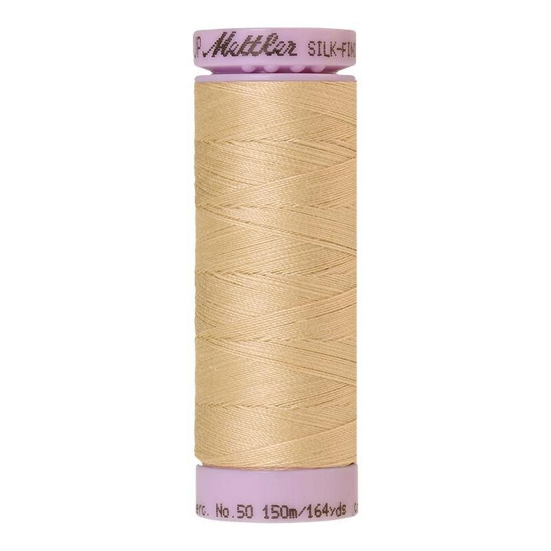 Mettler Silk-finish Cotton 50, #1000 EGGSHELL 150m Thread (Old Colour #0001)