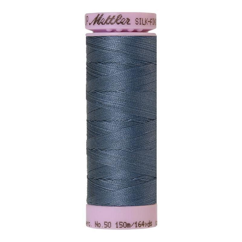 Mettler Silk-finish Cotton 50, #1275 STORMY SKY 150m Thread