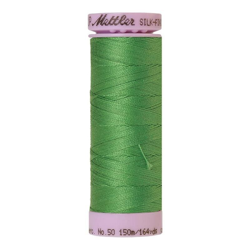 Mettler Silk-finish Cotton 50, #1314 VIBRANT GREEN 150m Thread (Old Colour #0549)