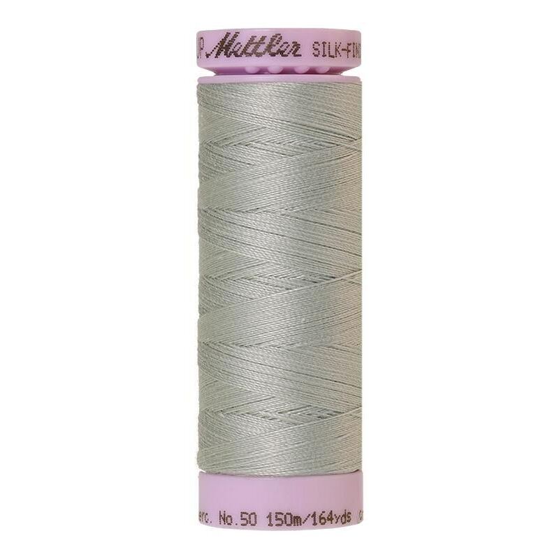 Mettler Silk-finish Cotton 50, #1340 SILVER GREY 150m Thread (Old Colour #0787)