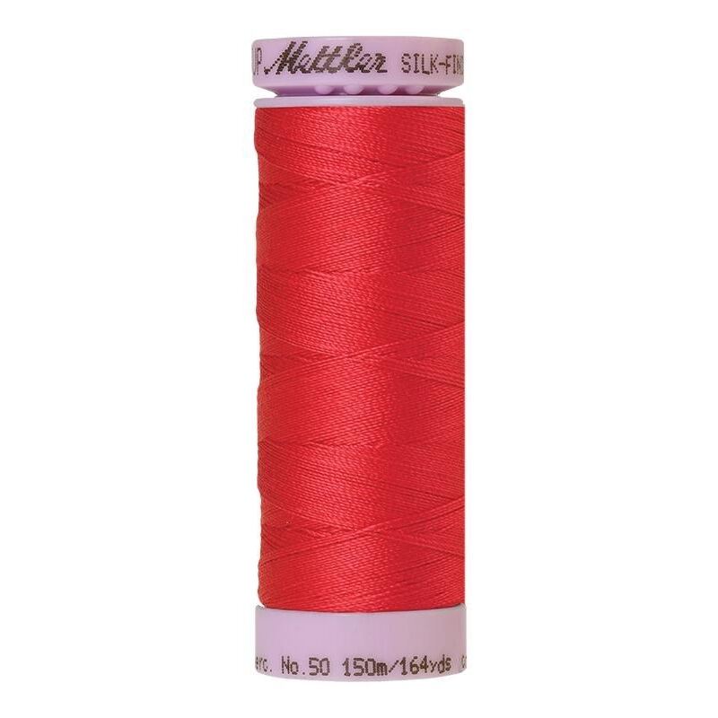Mettler Silk-finish Cotton 50, #1391 GERANIUM 150m Thread (Old Colour #0921)
