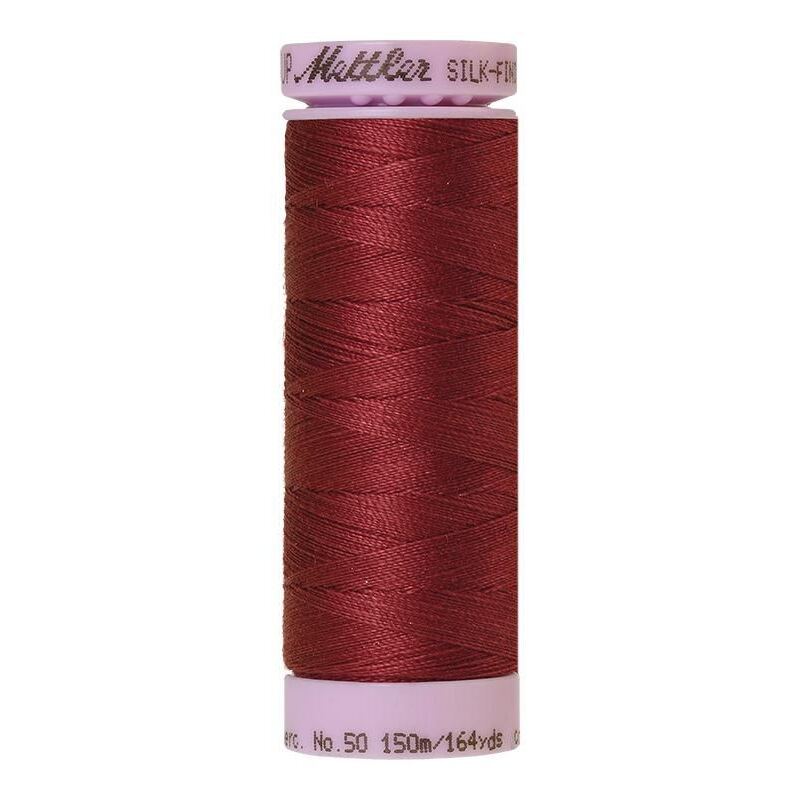 Mettler Silk-finish Cotton 50, #1461 CLARET 150m Thread