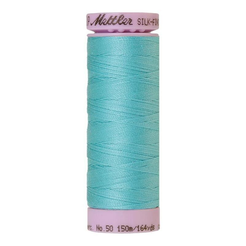 Mettler Silk-finish Cotton 50, #2792 BLUE CURACAO 150m Thread (Old Colour #0889)