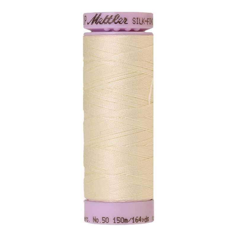 Mettler Silk-finish Cotton 50, #3612 ANTIQUE WHITE 150m Thread (Old Colour #0703)