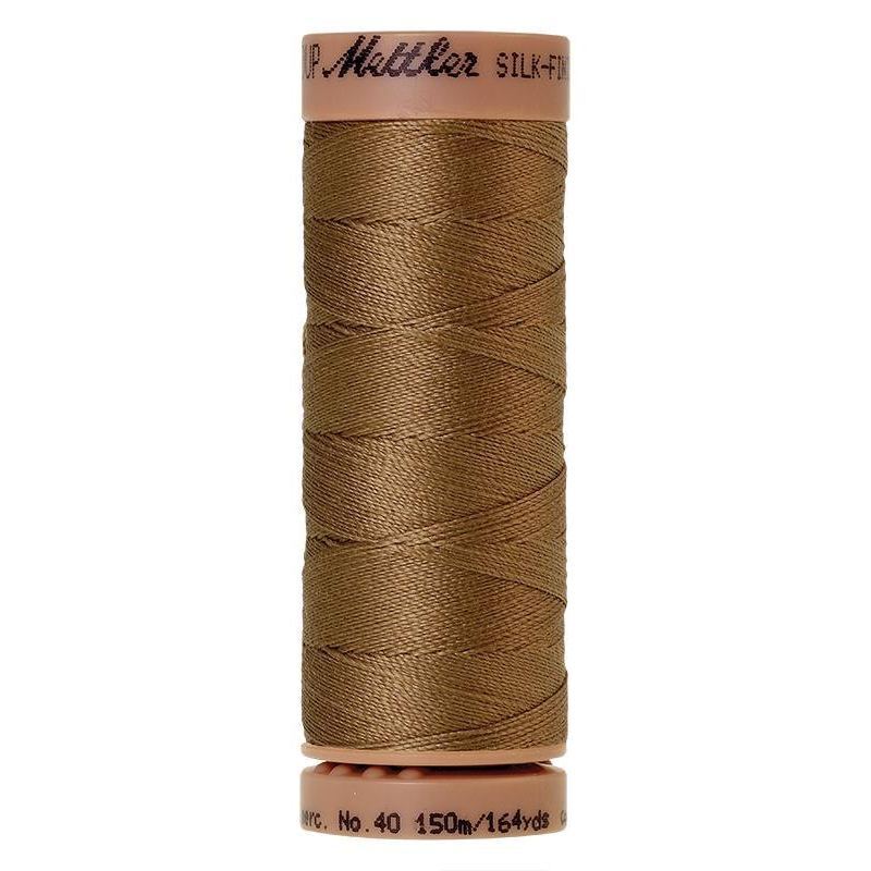 Mettler Silk-finish Cotton 40, #0287 DARK TAN 150m Thread