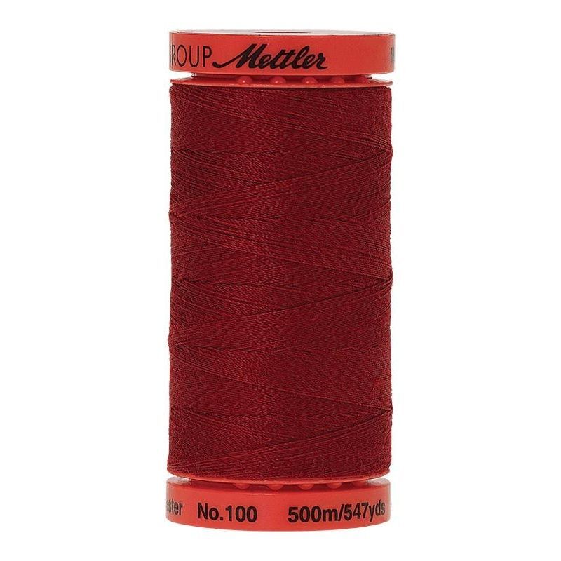 Mettler Metrosene 100, #0105 FIRE ENGINE 500m Corespun Polyester Thread