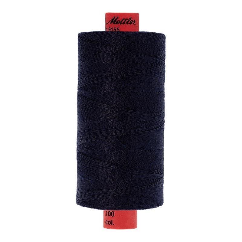 Mettler Metrosene 100, #0827 DARK BLUE 1000m Corespun Polyester Thread