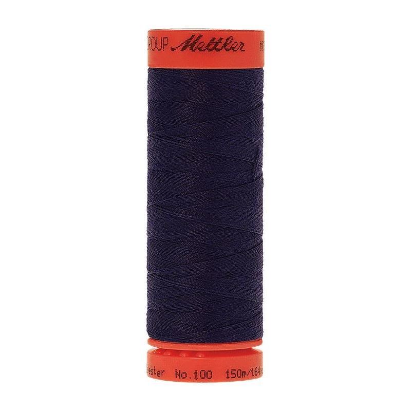 Mettler Metrosene 100, #0016 DARK INDIGO 150m Corespun Polyester Thread