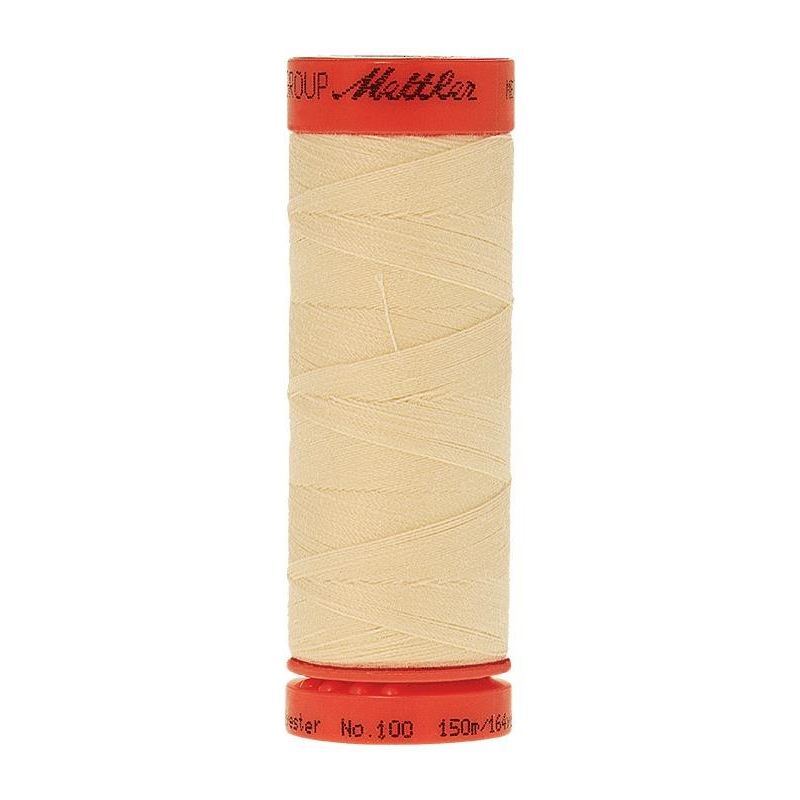 Mettler Metrosene 100, #0129 VANILLA 150m Corespun Polyester Thread