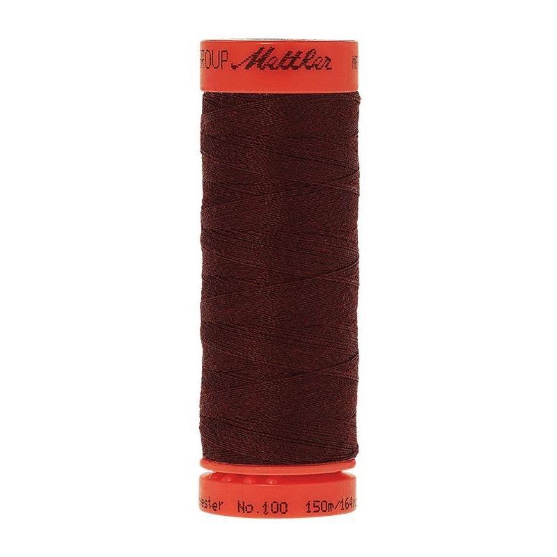 Mettler Metrosene 100, #0166 KIDNEY BEAN 150m Corespun Polyester Thread