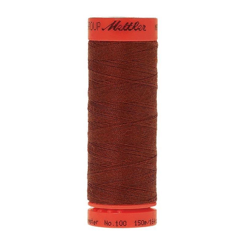 Mettler Metrosene 100, #0196 COFFEE BEAN 150m Corespun Polyester Thread